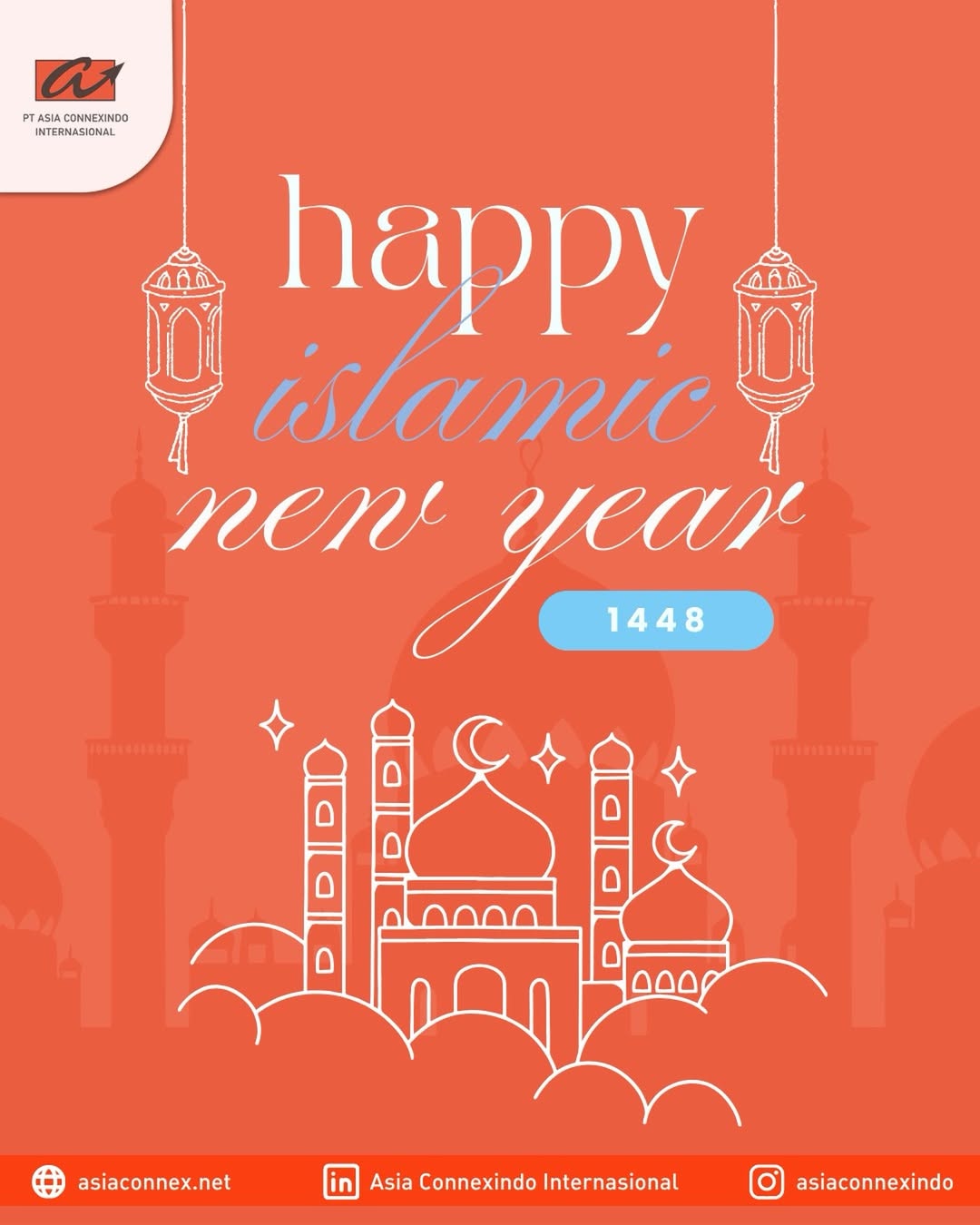 Happy Islamic New Year 1448 H